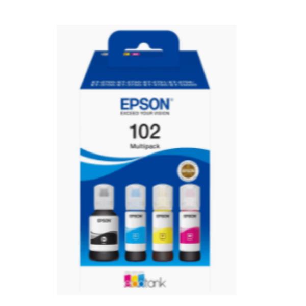 Epson - 102 Ecotank 4-Colour Multipack